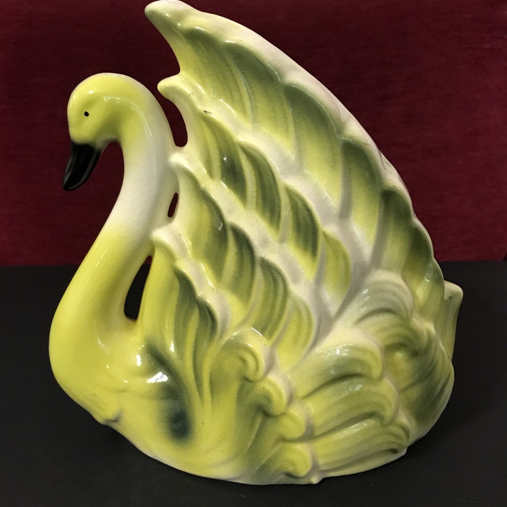 Vintage Swan Flower Vase - Picture 5 of 11